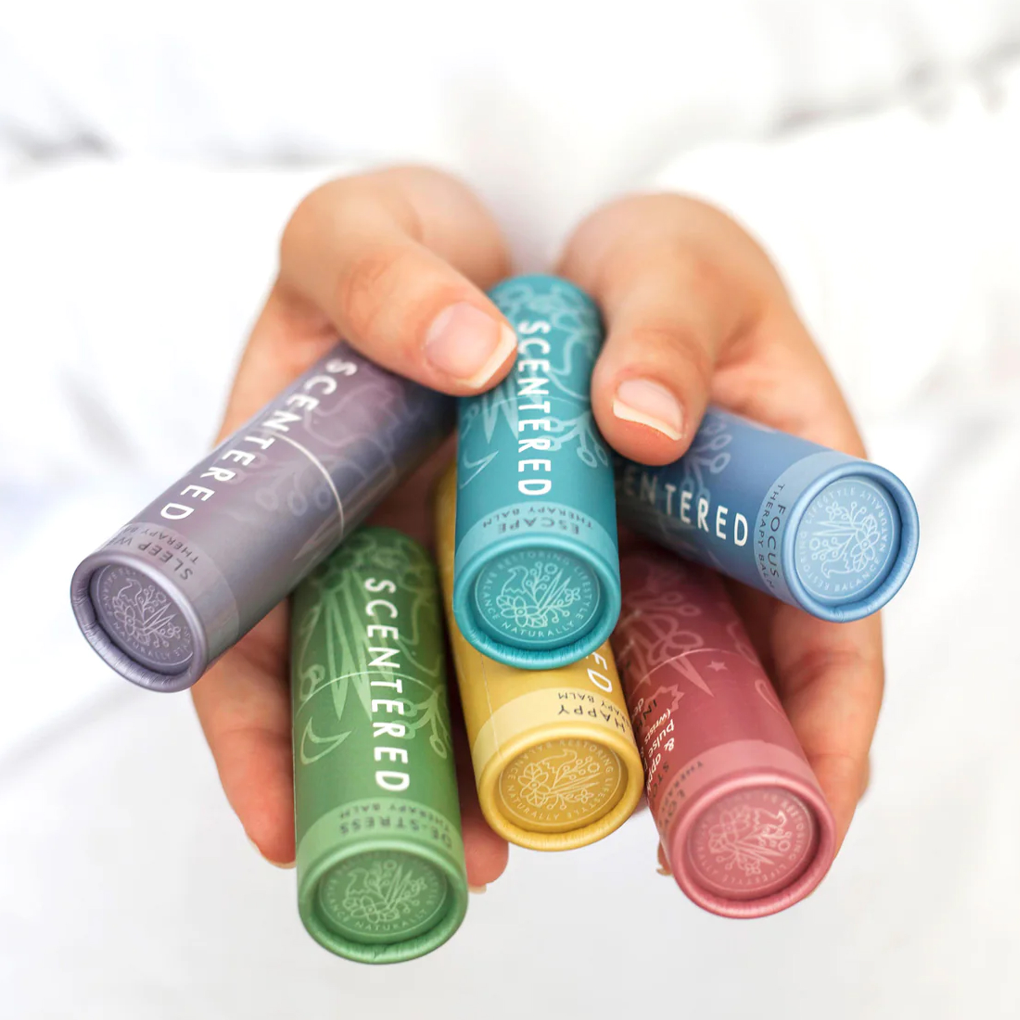 Scentered therapy balm with essential oils
